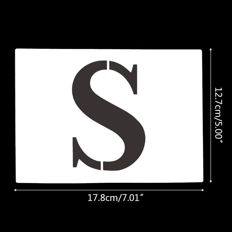 

10pcs/set Uppercase Letter Merry Christmas Stencils Templates DIY Painting Stamp