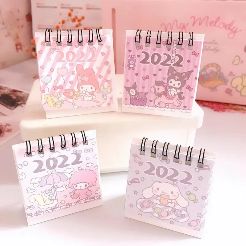 

Girly Heart Cute Desktop Mini Desk Calendar 2022 Small Calendar Small Ornaments
