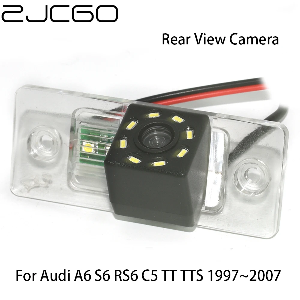 Водонепроницаемая камера заднего вида ZJCGO CCD HD для Audi A6 S6 RS6 C5 TT TTS 1997 ~ 2007|Камеры