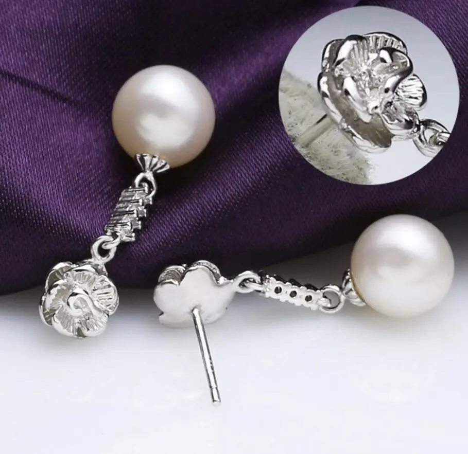 Новинка 1107 + натуральные жемчужные серьги в виде раковины модные изысканные