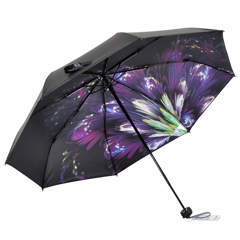 Защита от солнца защита ультрафиолета и дождя двухцелевой зонт виниловый