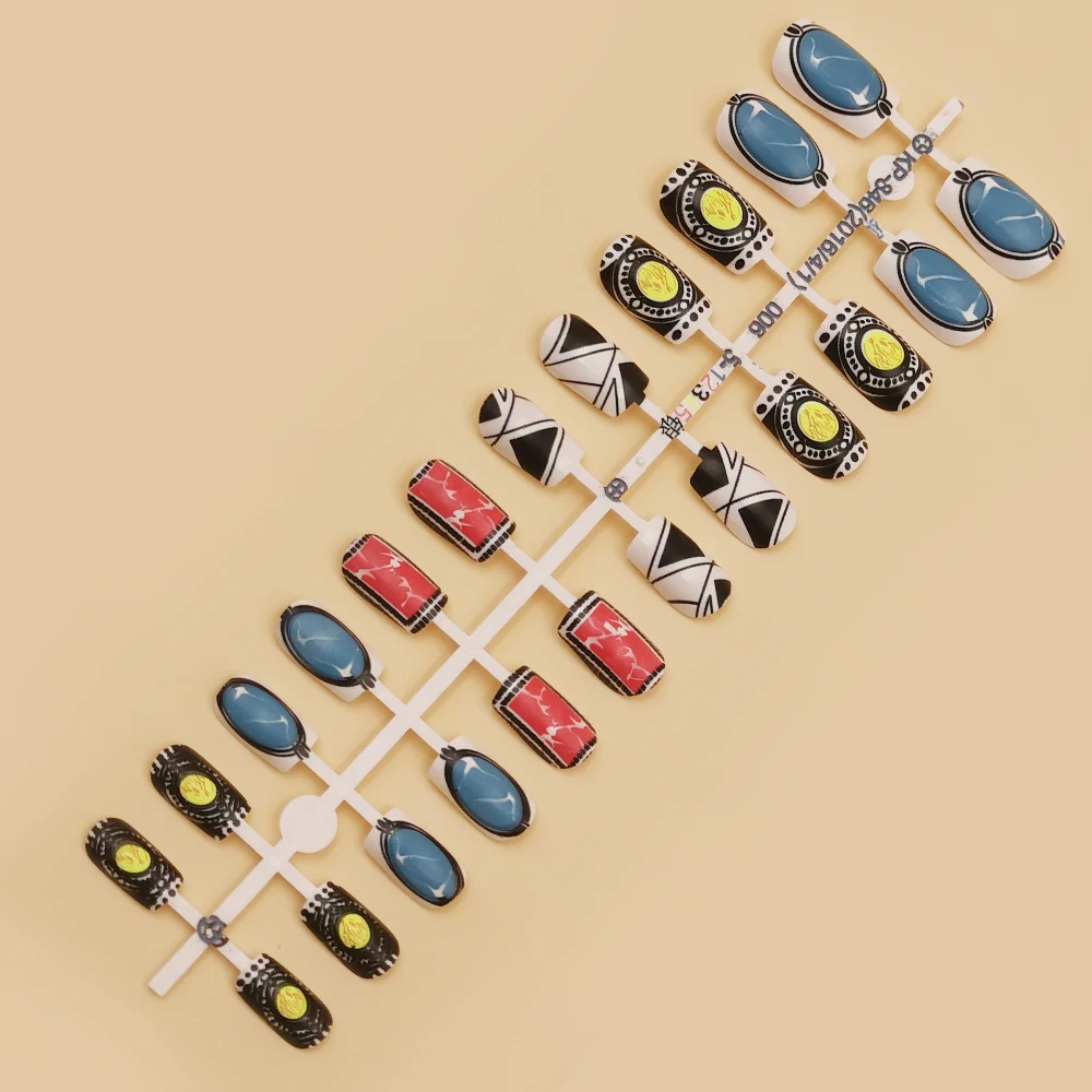 24 шт./компл. полное покрытие Искусственный Дизайн ногтей Сексуальная Милая Мода