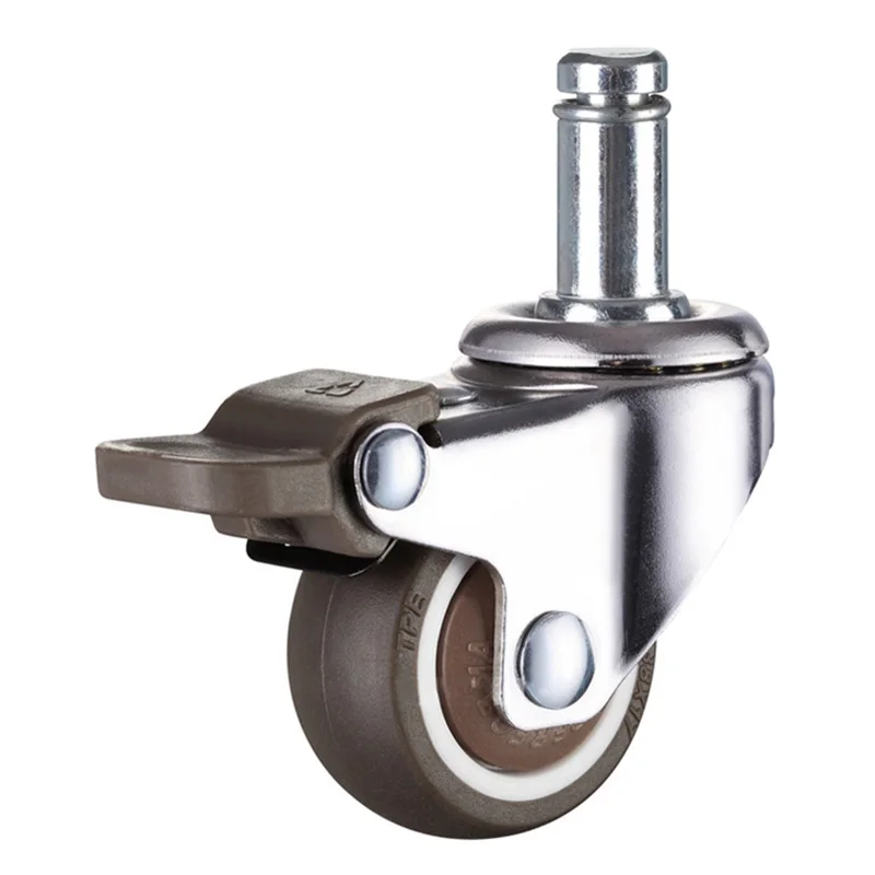 Колесики для офисных стульев 1 5/2 дюйма 5 шт./лот вращающиеся колесики из мягкой