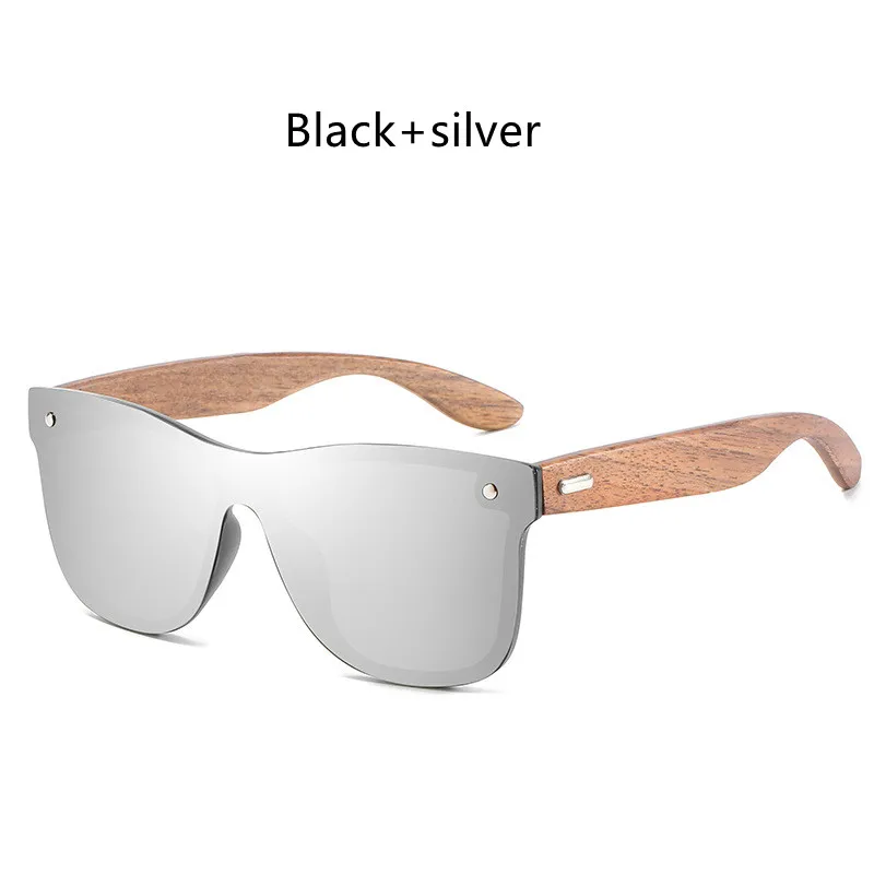 Очки с бамбуковыми и деревянными дужками поляризованные солнцезащитные очки 356