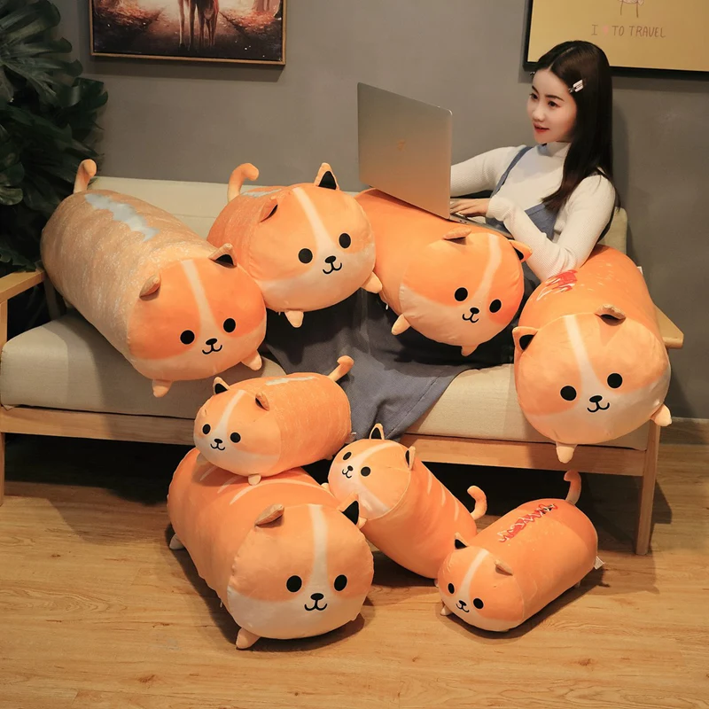 Kawaii одеваются Шиба ину собака плюшевые игрушки мягкие животные Подушка корги