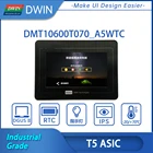 ЖК-дисплей DWIN TFT, 7-дюймовый сенсорный экран HMI, IPS 1024*600, умный Модуль UART LCM 65K цветов, промышленный класс dmt10600t070 _ a5wtc
