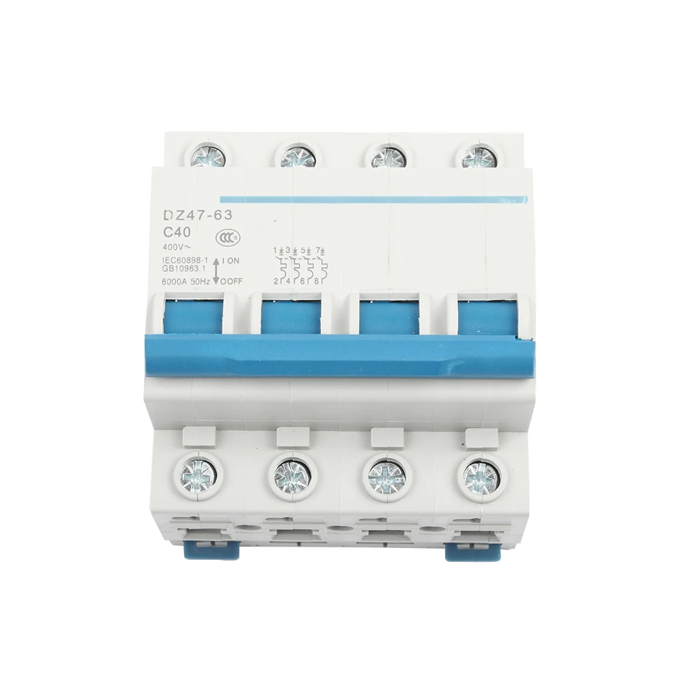 DMWD DZ47-63 10A 4P 16A 20A 25A 32A 40A 50A 63A AC 400V Mini Circuit Breaker MCB Cutout Switch Chopper | Обустройство дома