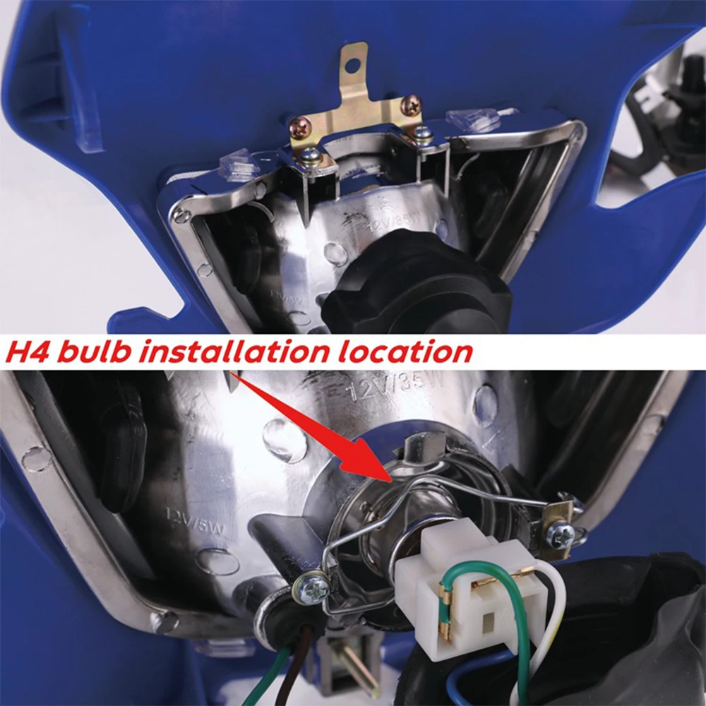 1 шт. универсальная светодиодная светодиодный РА для мотоцикла фара уличный