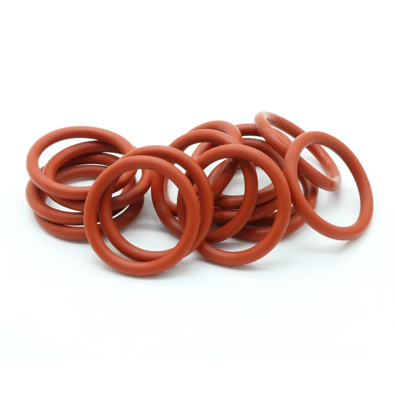 10 шт. уплотнительное кольцо VMQ толщина уплотнительной прокладки CS 5 мм OD 18 ~ 45