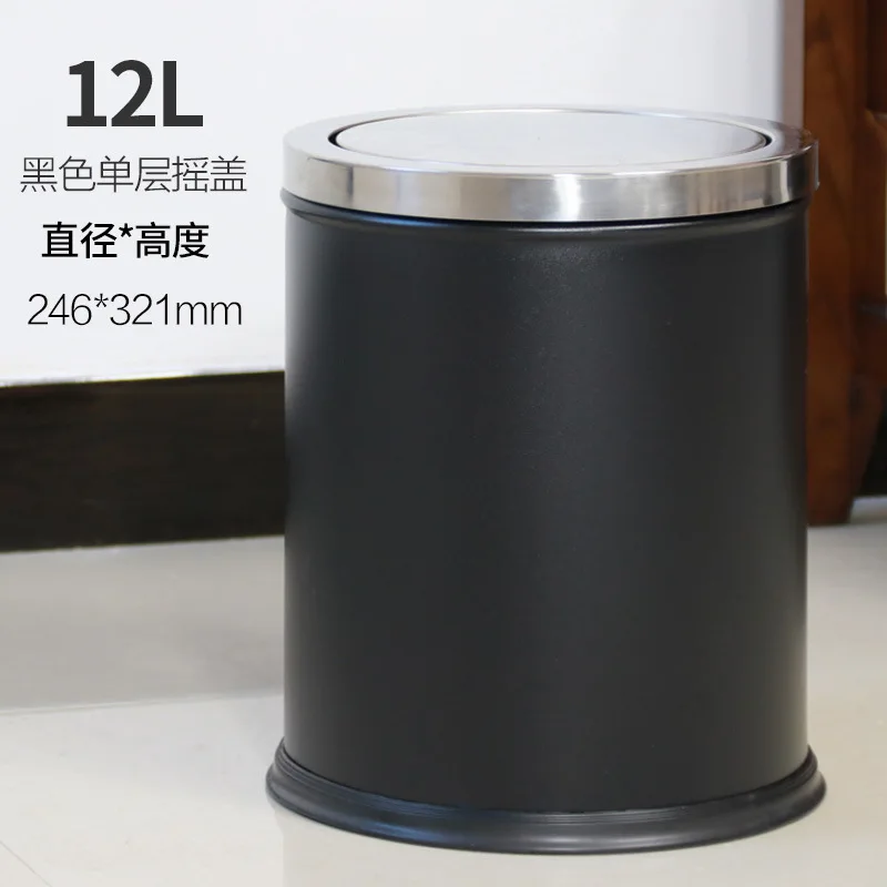 stainless steel luxury gold trash can bedroom home office bathroom trash bin kitchen cabinet storage poubelle storage bs50tc free global shipping