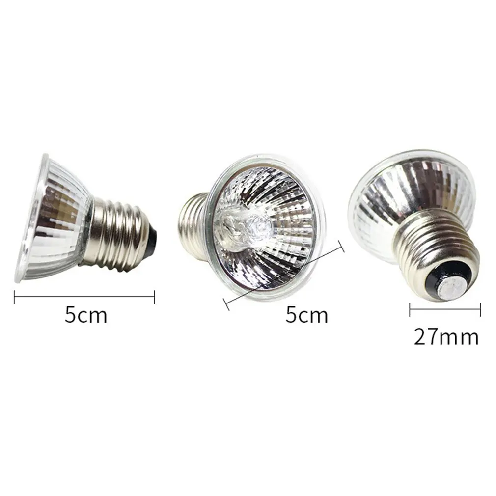 

Reptile Basking Spot Climb Pet Lamp Full Spectrum UVA UVB Turtle Tuff Splashproof Halogen Lamp Tortoise Heating Sun Lamp