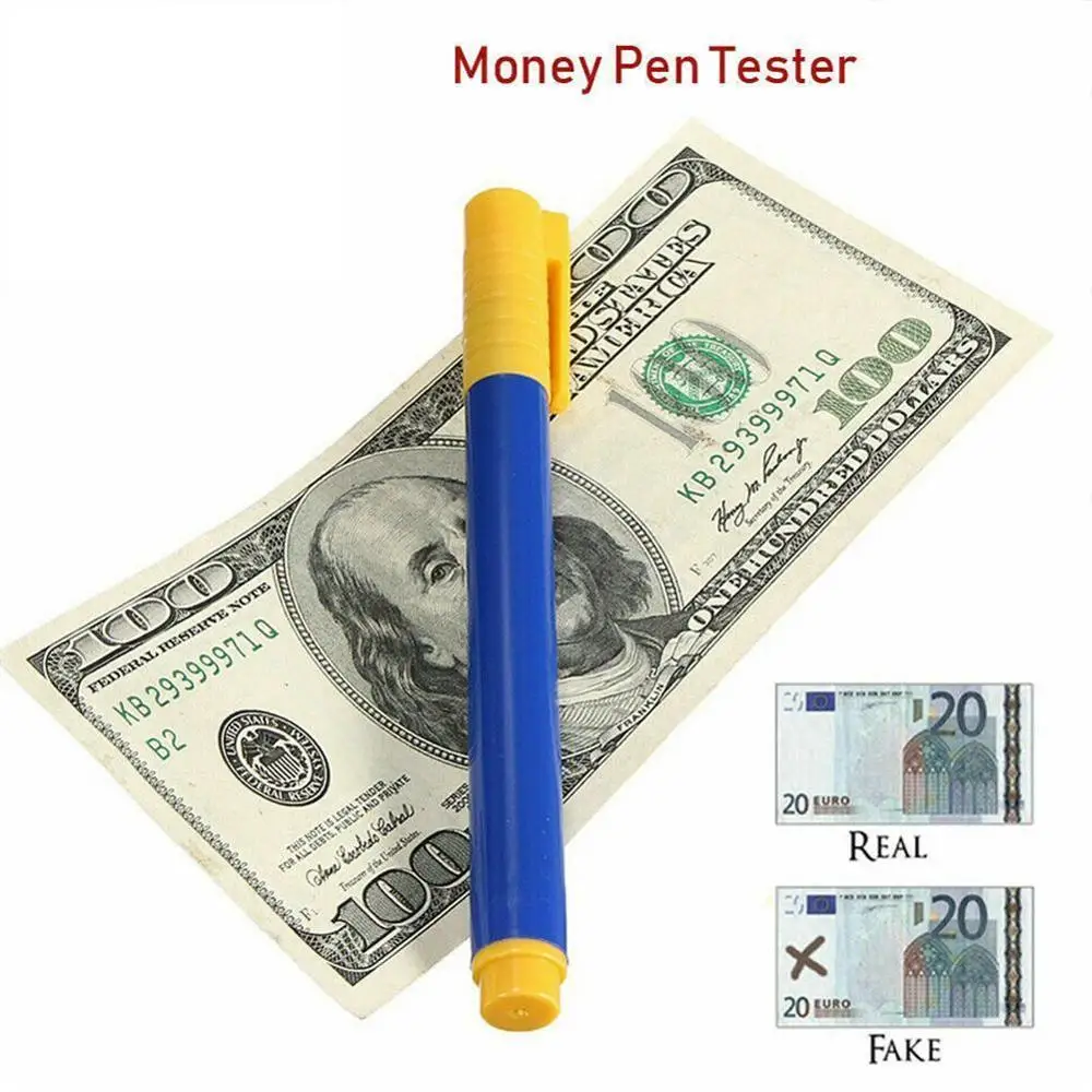 

5pcs Money Tester Checker Pen Bank Note Pens Forged Fake Notes Pen Fraud Marker Money Pen