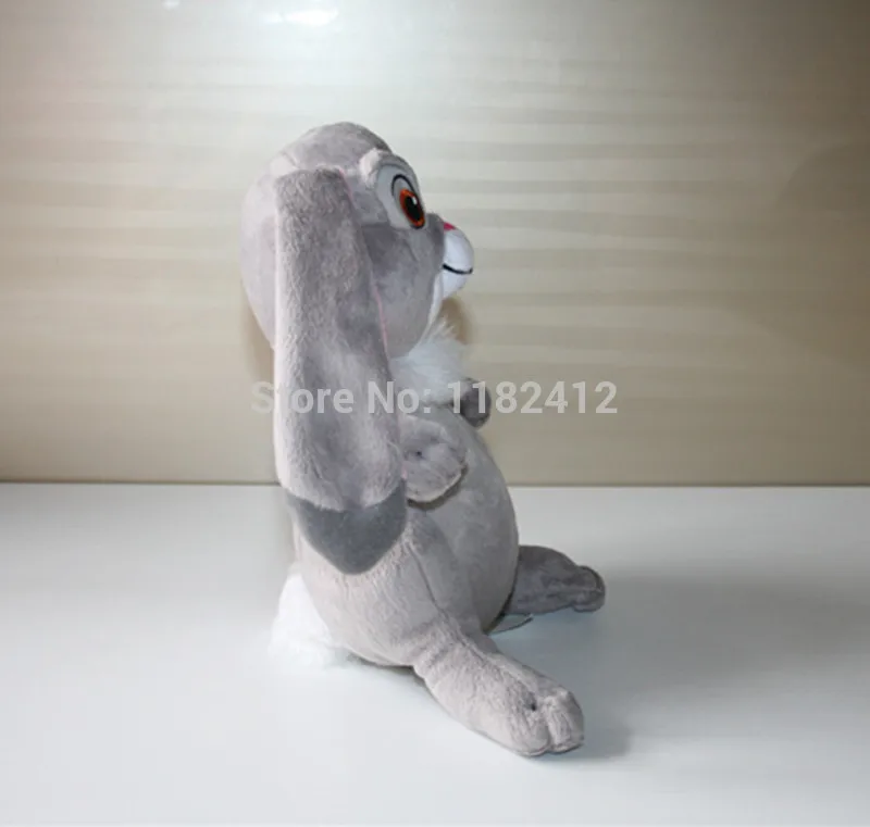 Милый кавайный кролик в виде клевера серый плюшевая игрушка 25 см плюшевые
