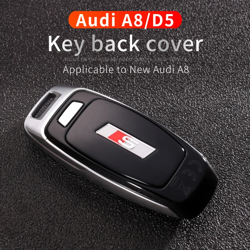 

For 18-22Years Audi a8 accessories D5 S8 Modification Decoration Key Shell Key Case Decoration Protection Rear Cover