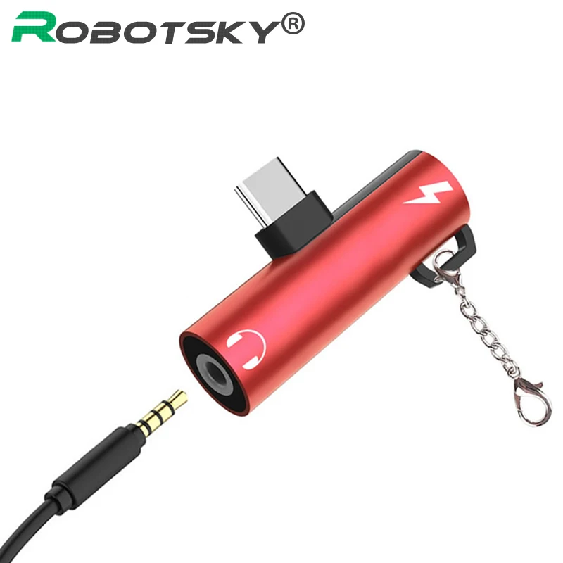 Переходник для наушников 2 в 1 с USB Type C на 3 5 мм аудиоадаптер зарядного устройства