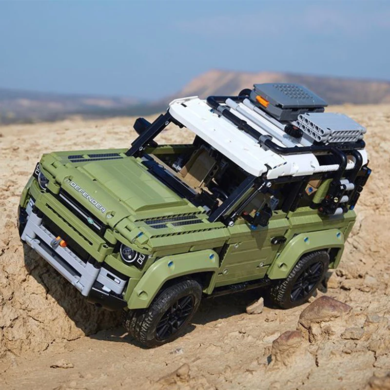 93018 Technic серия landshed Rover Defender модель строительные блоки Совместимые 42110 мальчик