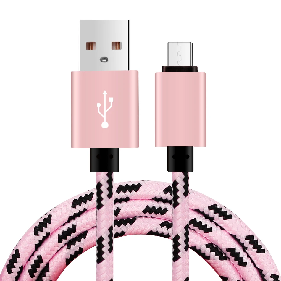 

High Speed Micro USB 8 pin Type C Charging Cord Data Transfer Metal USB Braided Data Cables for iPhone Charger USB-C Cable