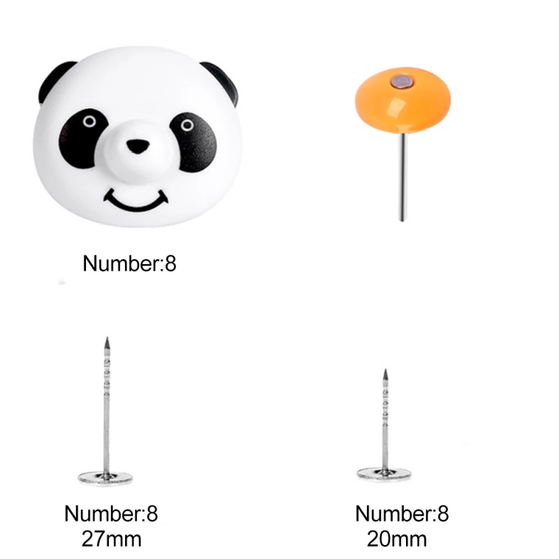 8 шт. держатель для простыни в виде панды | Дом и сад