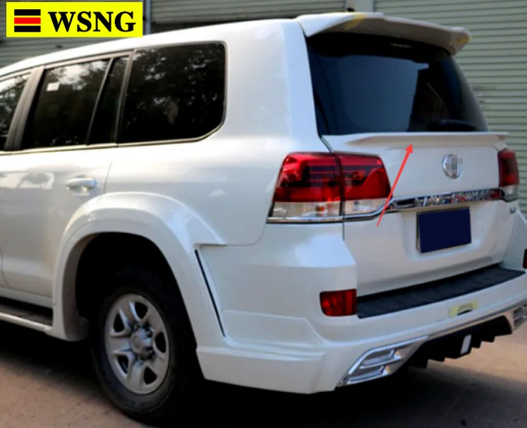 

For Toyota Land Cruiser LC200 2008 to 2018 ABS material middle spoiler any color or primer car rear wing car modified spoiler