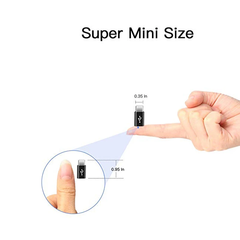 Адаптер с Micro USB на Type C для Redmi K20 Pro адаптер Samsung Galaxy A80 A70 A50 A30 S10 Plus переходник |