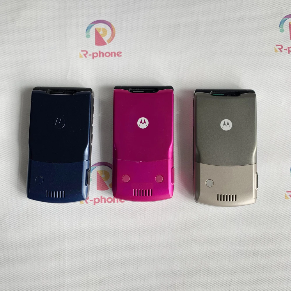 Оригинальный Motorola RAZR V3xx 1.3MP 2G 3G мобильный телефон разблокирован б/у|Смартфоны| |
