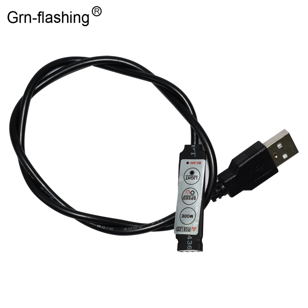 50 см USB DC5V соединительный кабель с разъемом кабеля линия Управление для RGB