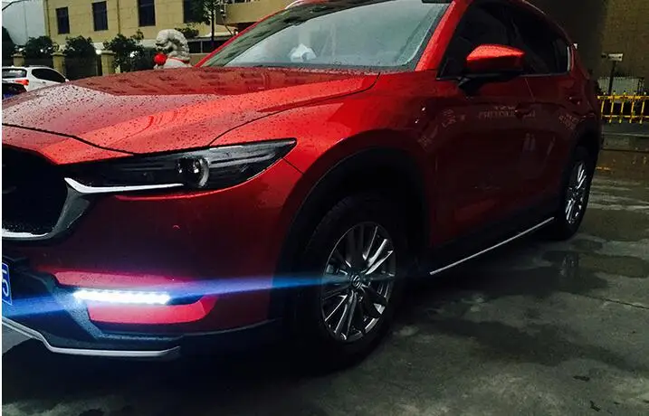 2 предмета в комплекте для Mazda CX 5 2017 2018 12V светодиодный DRL Дневной светильник