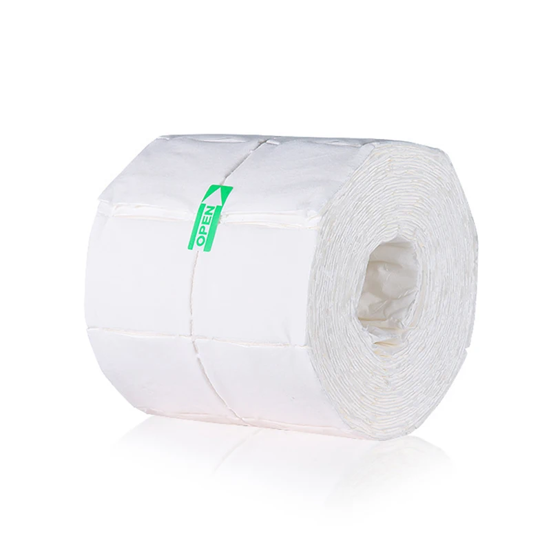 

300/500Pcs White Nail Polish Gel Remover Pads Wipes Cotton Nail Wipe Nail Art Tips Cleaning Napkins Lint Paper Manicure Tool