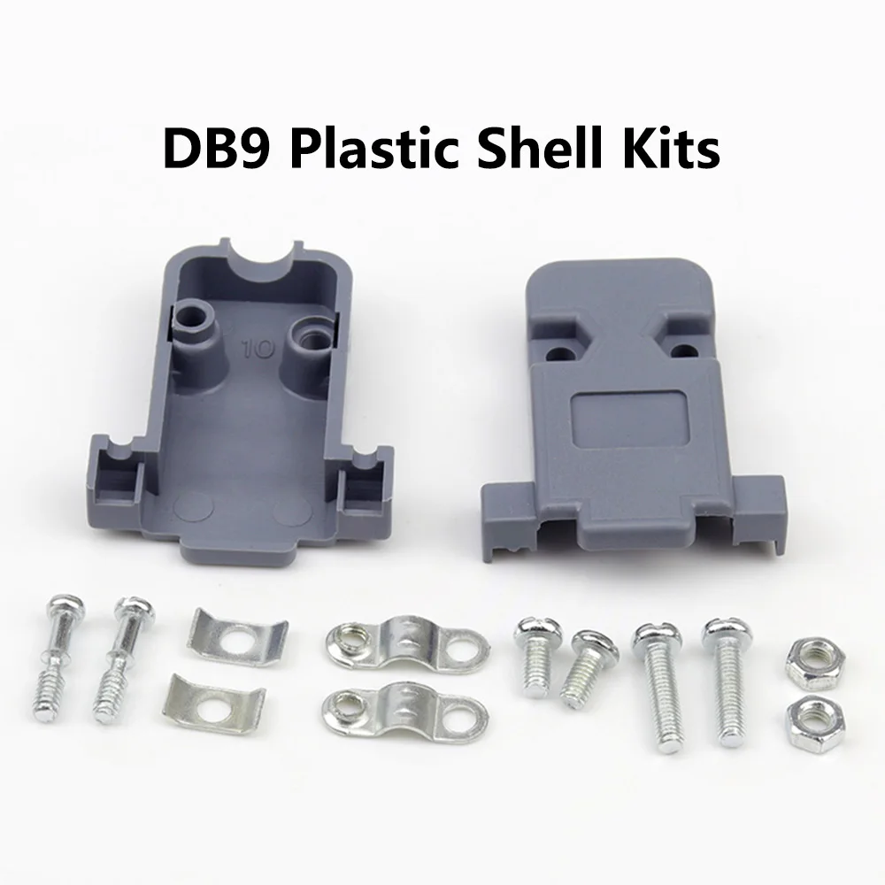 Пластиковый корпус для DB9 Male Female RS232 9-контактные разъемы последовательного порта