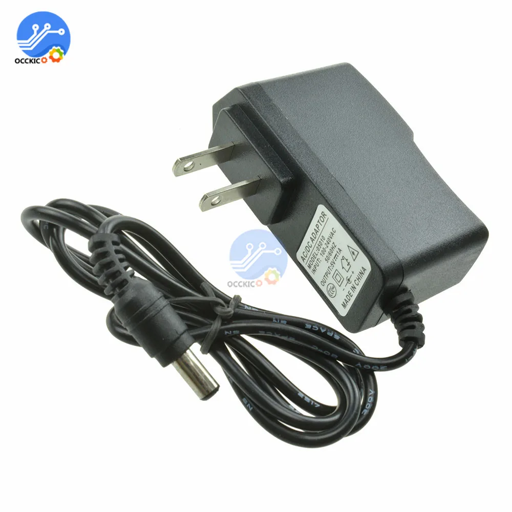 AC 100 240V в DC 5V 1A 1000mA Импульсный блок питания конвертер адаптер US Plug|adapter us|us adapterplug