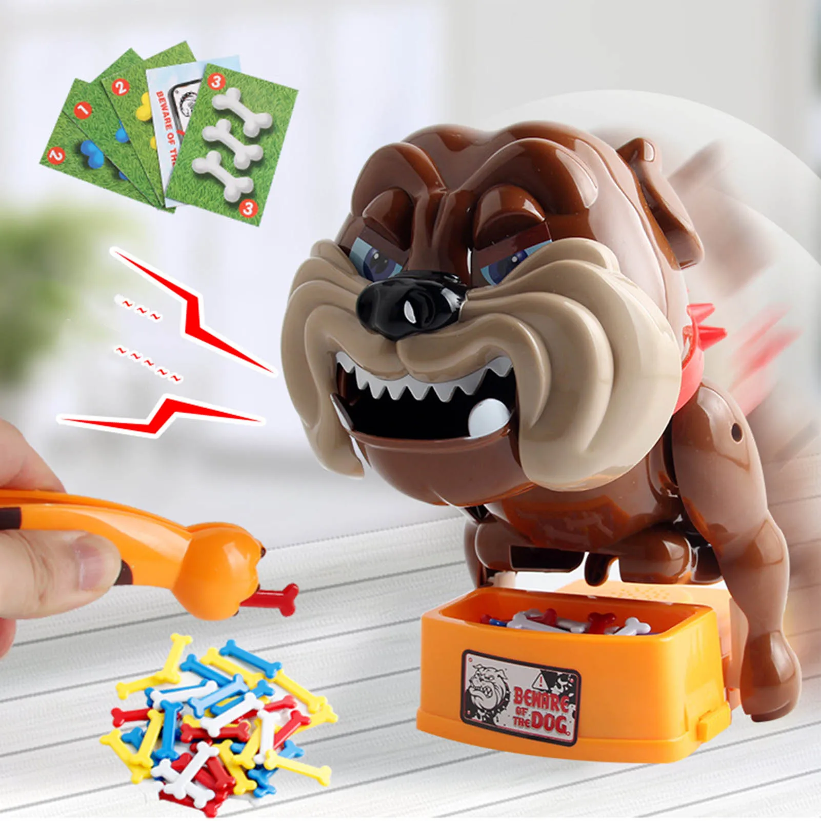 

Beware Of The Evil Dog Large Board Game Parent-child Tricky Toy Bite Your Hand Evil Dog Spoof Children's Toy