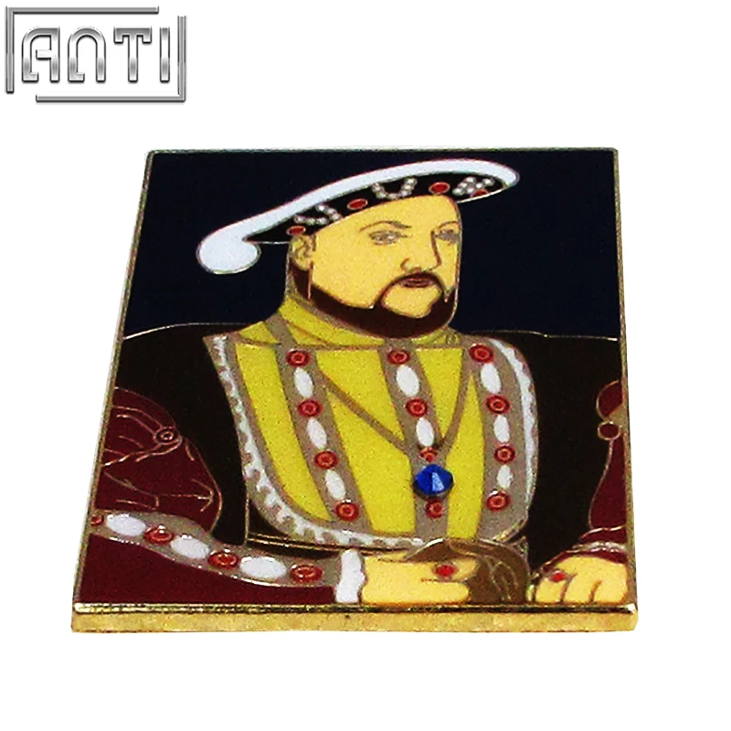 Сделанная из красной меди жесткий эмалированные Металлические Значки для Лиги