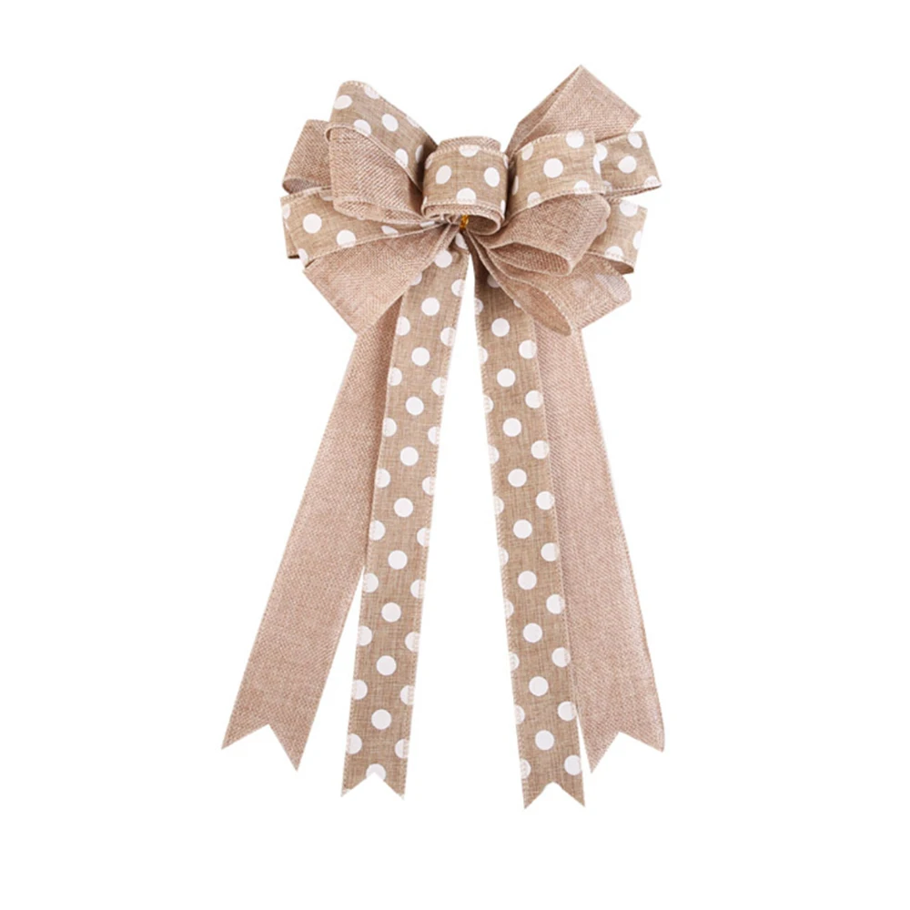 Christmas Bow Christmas Tree Decoration Xmas Ornament Bowknot Party Home Wedding Decoration New Year Ornaments Gift