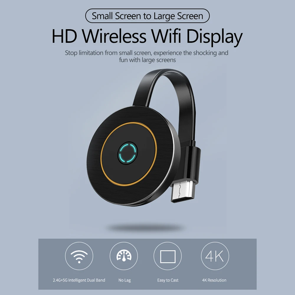 Mirascreen 2 4G/5G WiFi дисплей ключ приемник HD экран зеркальная DLNA Miracast Airplay для iOS Android Smat