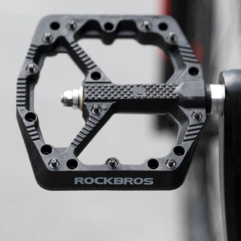 

ROCKBROS Bicycle Pedal Bike Pedals Cycling Pedals Flat Platform Riding Pedal Mountain Road Bike Pedals Bmx Pedals