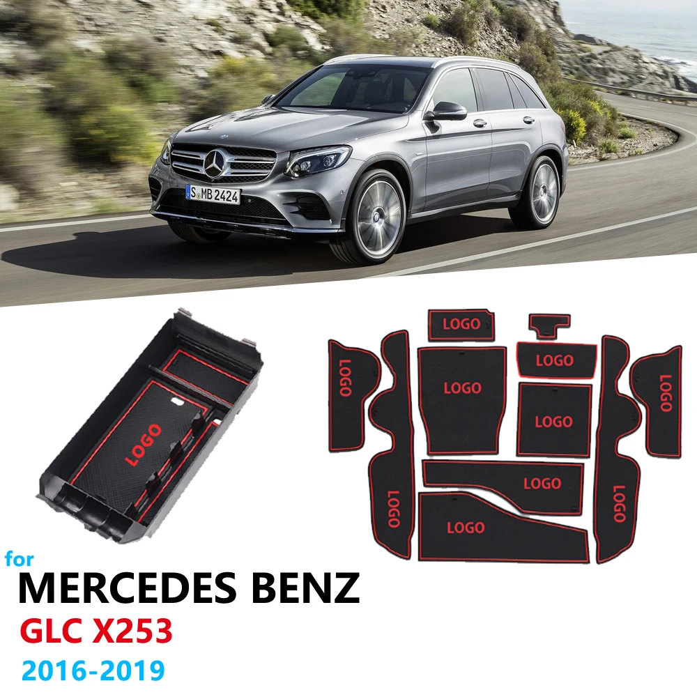 Автомобильные аксессуары для Mercedes GLC X253 2016 2017 2018 2019 Coupe AMG подлокотник хранения и