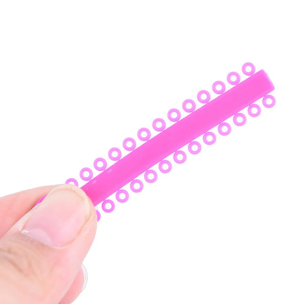 10 шт. зубные резинки для ортодонтиков эластичные многоцветные одноразовые