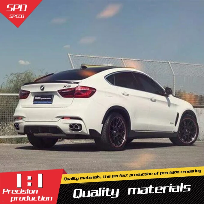Спойлер для BMW X6 высококачественный спойлер из углеродного волокна P Performance Style 2015
