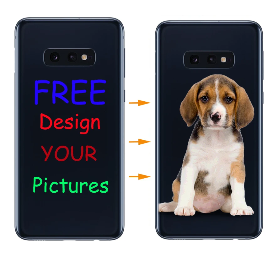 Индивидуальный чехол для телефона мягкий из ТПУ с рисунком Samsung Note 20 S9 S10 S20 S21 FE Plus