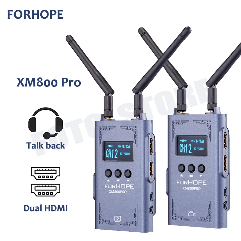 Система беспроводной передачи FORHOPE XM800 pro 800 футов с аудио общением подходит для iPad
