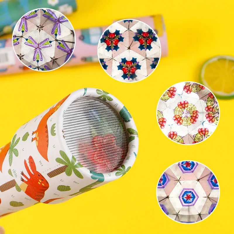 

14,5*3,5 см обучающая детская игрушка-калейдоскоп, полиромбовидный телескоп, студенческий научный эксперимент, подарки для мальчиков и девоче...