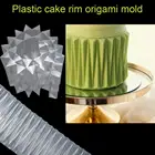 3D форма для шоколада, оригами, многоразовая форма для торта, пластиковый многофункциональный трафарет для торта, инструменты для выпечки, трафареты для тортов, трафареты