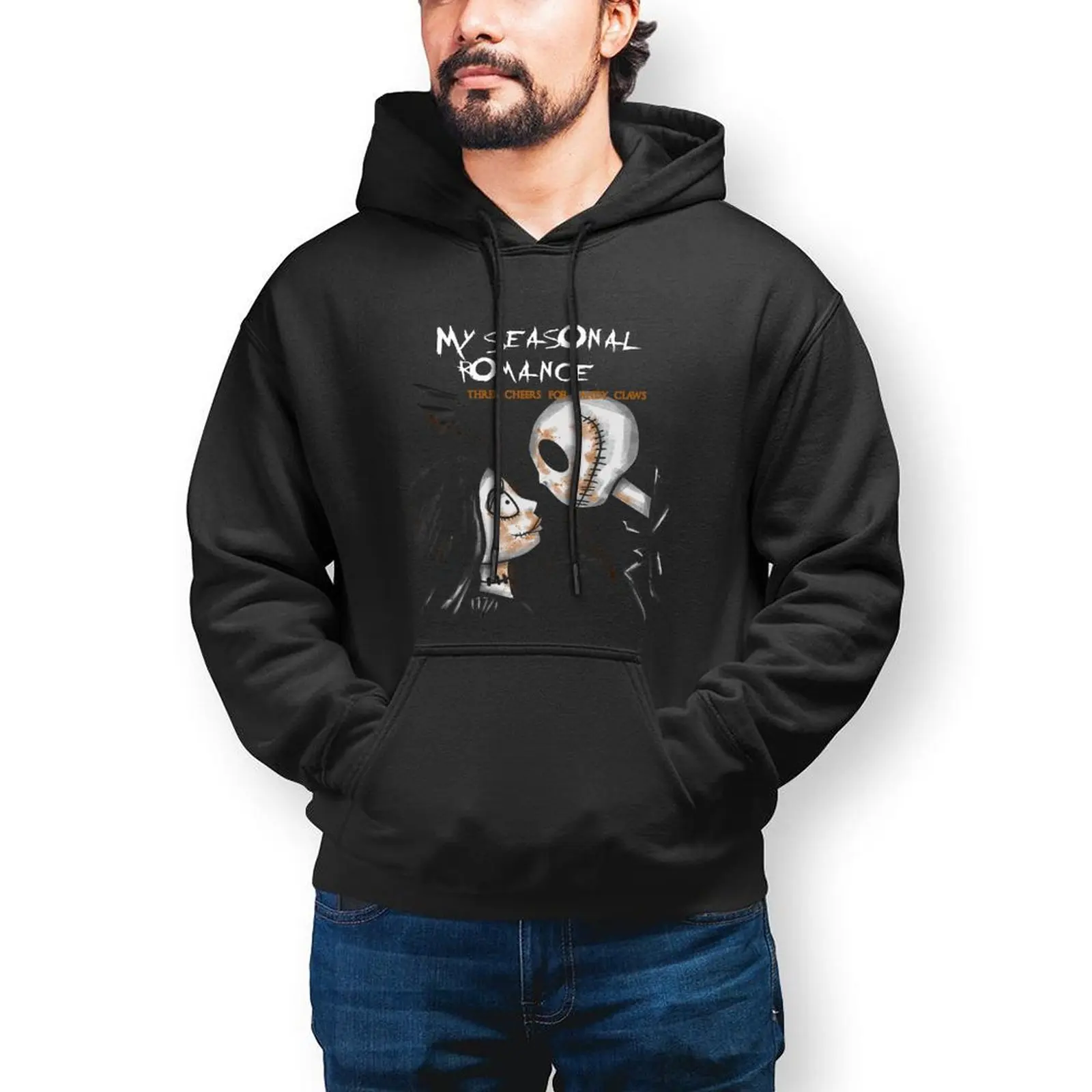 

My Chemical Romance Hoodie My Seasonal Romance Streetwear Winter Hoodies Popular Long Sleeve Cotton Pullover Hoodie Mens X