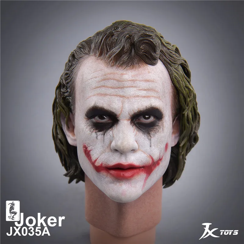В наличии JXTOYS 035 1/4 весы мужской фигуры аксессуар Темный рыцарь Джокер голову