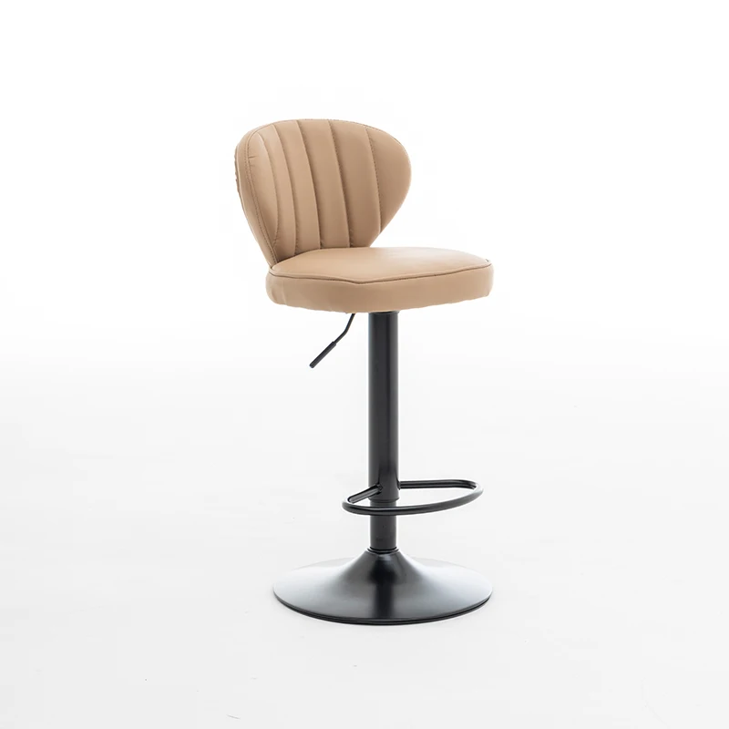 Modern Minimalist Bar Chair Lift Rotating Home Backrest Luxury High Stool Fashion Taburete Cocina Nordic EB5BY | Мебель
