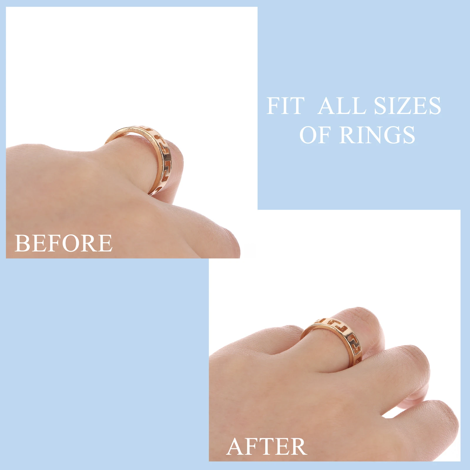 Силиконовое невидимое прозрачное кольцо регулятор размера Re размер r свободное