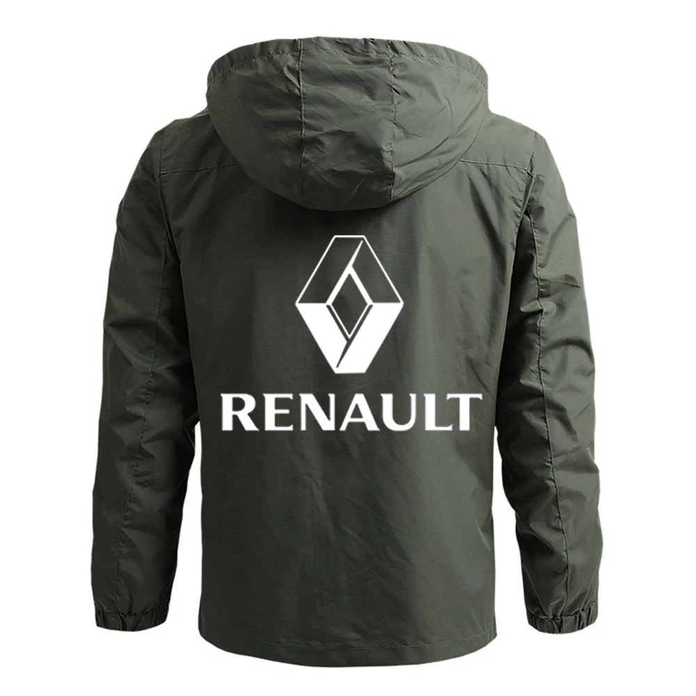 

2021 RENAULT College Hooded Style Male Classic Men's Warm Sweatshirts For Cardigan Jacket Hoodies Sweatshirt Comfortable Coat