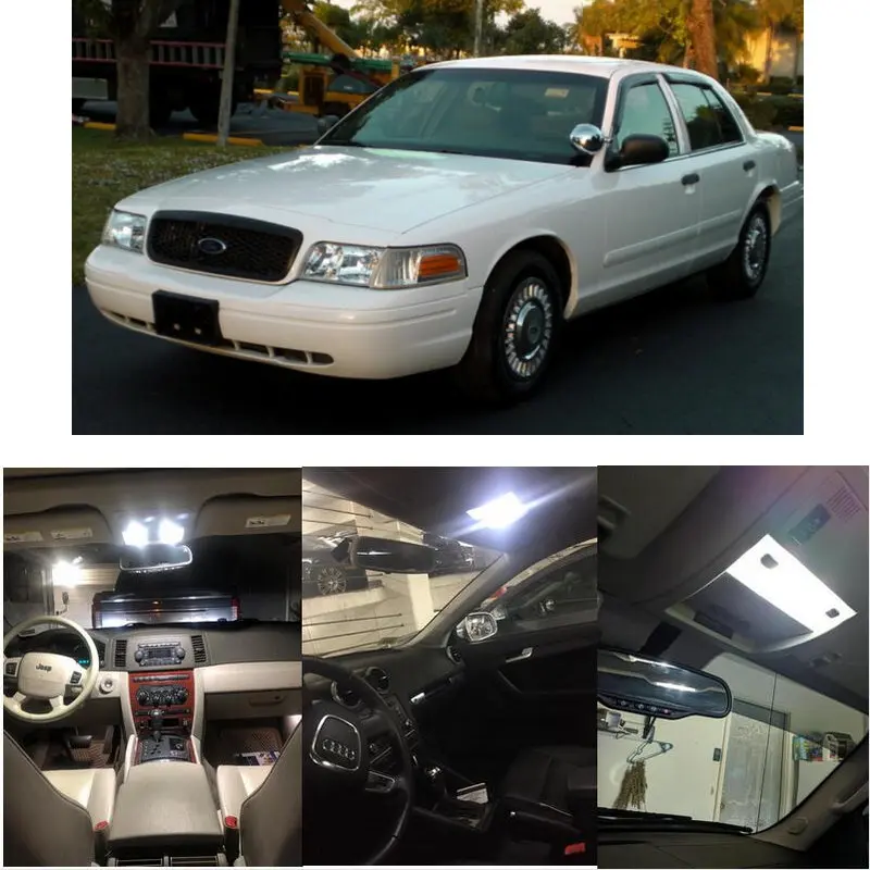 Фотообои для 2004 Ford Crown Victoria Внутренние светодиодные лампы Expedition Explorer F250 F350 Freestar