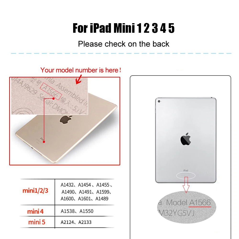 Чехол для iPad Mini 5 4 3 2 1 чехол GOLP PU кожаный тройной бумажник откидной стенд магнитный автоматический режим сна смарт-чехол для iPad Mini 5 чехол