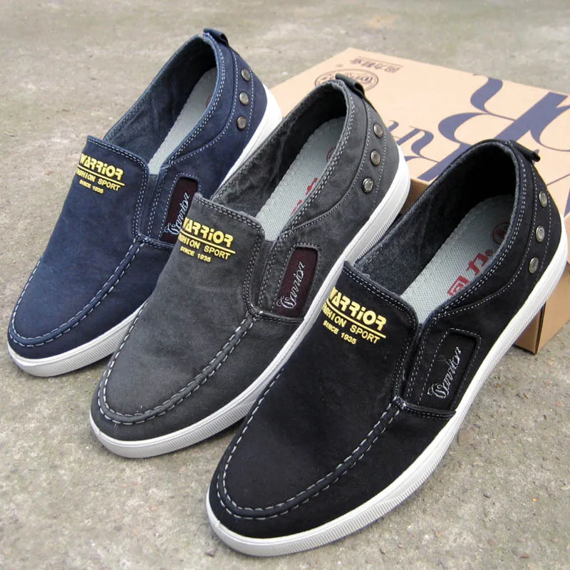 

Autumn shoes 2020 men's canvas shoes one foot lazy shoes fashion casual shoes